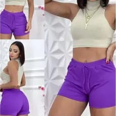 KIT COM 4 SHORTS FEMININO CANELADO.