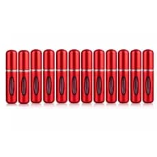 Kit 12 Porta Perfume Vermelho Recarregável Frasco Mini 5ml Portátil  Bolsa Viagem Bolso Mochila
