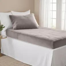 Jogo De Lençol Solteiro 2 Peças Plush Manta Flannel - Silver