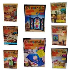 Coleção Completa 8 Revistas Artesanato Acrilex Antiga Usada