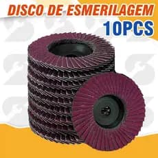 Disco De Lixa Flap 4.1/2 Grit 80 4.5" Kit 10 Peças