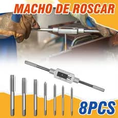 Conjunto De Rosca Macho Resistente M3 A M12 De 8 Peças GEELE