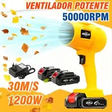Soprador turbo portátil recarregável De Folhas Para Carro Muito Forte  GEELE