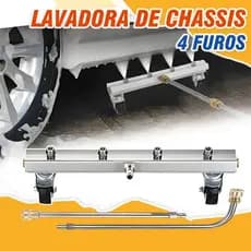 Limpador De Material Rodante De Lavadora De Alta Pressão , Ferramenta De Limpeza De Estrada Com 4 Bicos