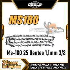 Corrente Para Motosserra  Sabre Para Motosserra Stihl Ms-180 14 Polegadas