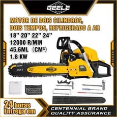 18/20/22/24 Motosserra a Gasolina 18KW Polegadas Profissional Corte Rápido Madeira Plastico