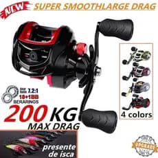 Carretilha De Pesca Com Marine Sports Pitching 7.2 : 1 Alta 10kg Max Molinete De Pesca Molinete Pesca Mulinete!!
