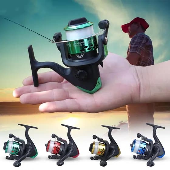 Molinete De Pesca 5.1:1 Direito Esquerdo 03 rolamentos Intercambiável pesca leve Ultralight~