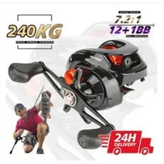 Carretilha De Pesca Com Marine Sports Pitching 7.2 : 1 Alta 10kg Max Molinete De Pesca Molinete Pesca Mulinete!!!