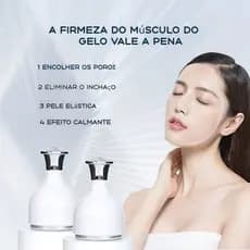 Martelo de gelo compressor de gelo compressor frio inchaço facial encolher poros Edema facial salão de beleza bola de ge