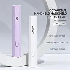 GAOY Mini Lâmpada De Unha De 8 Lados , Portátil UV , Luz LED , Secagem Rápida , Gel , Esmalte , Cura Para Salão De Belez