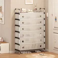 haosin Sapateira de Porta 5 Camadas/Acomoda 20 Pares, Durável para Corredor e Quarto