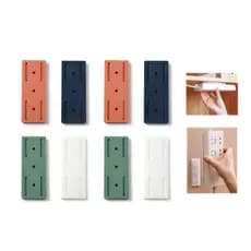 Kit 8 Suportes Adesivo Parede Extensão Elétrica Filtro Linha