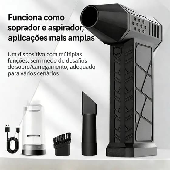 130000 Ventilador de ar Turbo portátil sem fio RPM