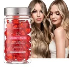 KORMESIC Hair Care Essence Capsule Mel/Multivitamínico/Aloe Triple Care Suave Frizz Brilho Instantâneo