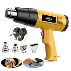 Soprador Térmico 2200w 220V Ar Quente 2 Velocidades  temperatura até 520 °C GEELE