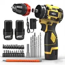 Furadeira Parafusadeira 2 bateria 16.8 volts 3/8'  2200rpm  brushless GEELE
