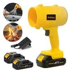 soprador de folhas elétrico  2 baterias bivolt 50000rpm 1200W Arstheco