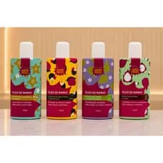Óleo de Banho Super Poderes 150ml – Escolha a Fragrância | Carambola, Manga Rosa, Pêra ou Pitaya
