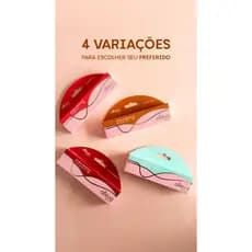 Lip Balm Delicious Frutas Vermelhas Morango Merengue Doce De Leite - ALLEVA