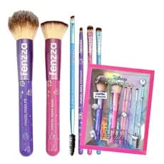 Kit Pincéis Inspirados Nas Princesas Da Disney Pó Blush Sombra Base - FENZZA