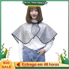 Salão De Cabeleireiro Corte Colar Xale À Prova Dwaterproof Água EV Tintura De Cabelo Perm Cor Capa Pro Avental Para