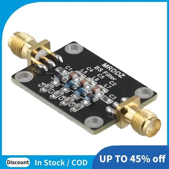 Módulo De Filtro Bandstop 88-108MHZ FM Band Stop Filter 70-120MHz Para Amplificador De Rádio Amador Interferência Anti -