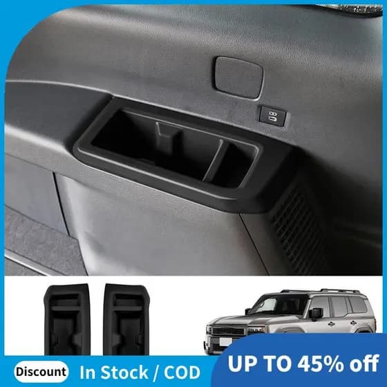 Carro Terceira Fileira Braço Suporte De Copo Água Quadro Silicone Acessórios Interiores Para Prado LC250 2023 +