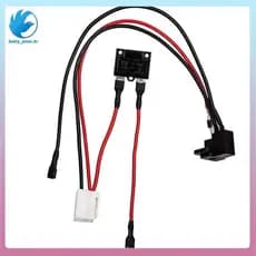 [lesley_jones.br] Furo De Carregamento Para Veículos Elétricos Infantis 6V 12V 24V Crianças Carregador De Tomada Linha D