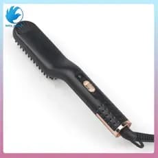 [lesley_jones.br] Kit De Escova Elétrica Para Aquecimento De Barba Com Plugue Ue De Dupla Tensão Alisador E Modelador De