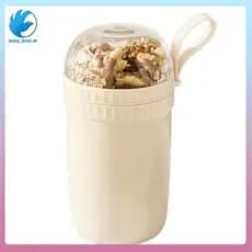 [lesley_jones.br] Para Iogurte , Recipiente De Cereais Salada-Copo De Café Da Manhã Portátil À Prova De Vazamento 320ml/