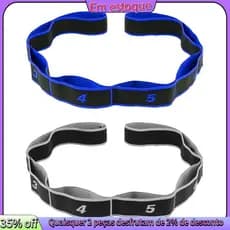 2 Peças Faixas Elásticas De Ioga Faixa De Resistência Elástica , Para , Fisioterapia , Pilates , Dança , Ginástica