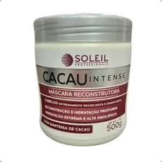 Máscara Para Reconstrução E Hidratação Profunda Profissional Cacau Intense Soleil 500G