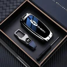 Capa protetora de chave de carro em liga de zinco Chery é adequada para Tiggo 8 pro, Ariza 87, Exploration 06, Fengyun a