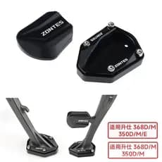 Para Zontes 350E 350D 350m 368D 368m Acessórios de Modificação de Motocicleta Base de Tripé Lateral Almofada de Suporte