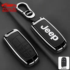 360 °     Capa de Chave de Carro em Liga de Zinco de Nova Geração para Jeep Renegade Compass Grand Cherokee GMAZ