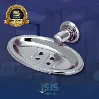SUPORTE PARA SABONETE SABONETEIRA DE AÇO INÓX PARA BANHEIRO