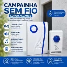 Campainha Sem Fio Longo Alcance: Segurança e Praticidade ao Alcance de Todos