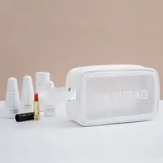Necessaire Organizador WashBag Multiuso Viagem Bolsa Impermeável De Maquiagem Transparente Media