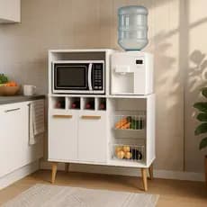 Fruteira Armário Multi-Uso e Torre Quente pés palito - Envio Imediato