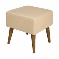 Puff Banqueta Quadrado 33x33x45 4 pés - Varias Cores