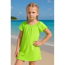 Vestido | Saída de Praia | Canga | Saida de Praia | Saída de Praia Infantil Juvenil | Camisao Feminino |Tamanho 02 ao 14
