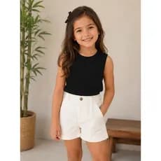 Blusa Regata basica menina | Menina blusa feminina | Blusa infantil menina | blusa basica | Camiseta Infantil | T shirt