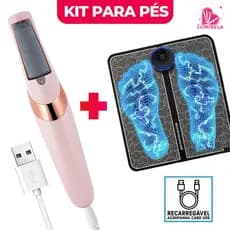 kit para pés E Musculares Tapete Massageador de Pés Lixa Esfoliadora Elétrica Pedicure Aparelho Portátil lixa