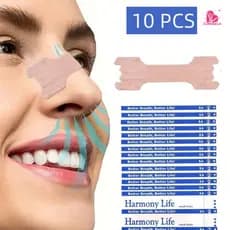 Tiras Nasais para Antirônco - Kit com Dilatador Nasal Adesivo em Pacotes de 10/20/30/60 Unid