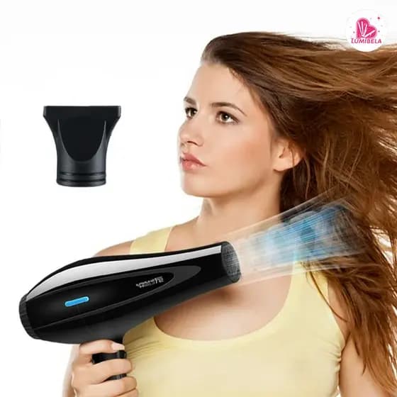 Secador de cabelo profissional 3200W - potente e rápido, anti-frizz, cabelos saudáveis