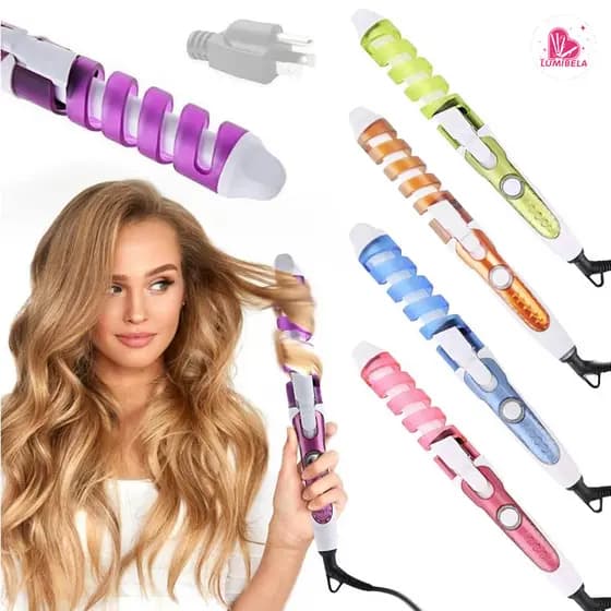 Cacheador de Cabelo 220V Tecnologia Cerâmica - Modelador de Cachos e Ondas para Salão de Beleza