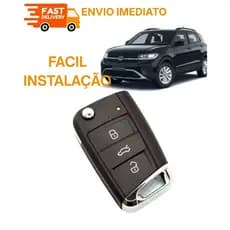 Carcaça Chave Canivete Polo Golf Virtus Volkswagen