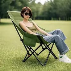 Cadeira Dobrável para Camping Pesca Praia Cadeira Oxford Resistente Portátil com Apoio de Braço e Bolsa