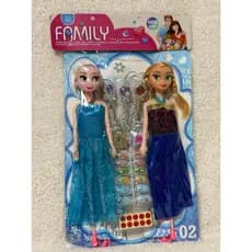 Boneca Frozen / Boneca Elsa e Anna / Kit Boneca Frozen / Unhas Postiças